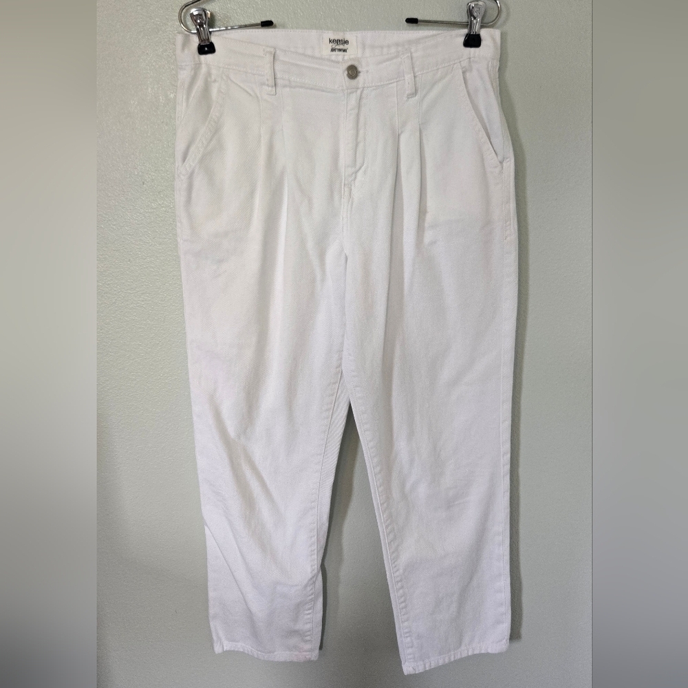 Kensie Jeans White Straight Leg True Vintage Size 6/28